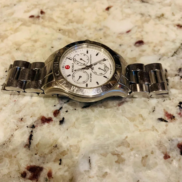 Michele MW Sport Chronograph Date MW03Q00A0001 Bracelet Ladies Watch i12133 - Picture 5 of 16